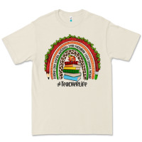 Bone Christmas Teacherlife rainbow Premium Tee - JahusDesignShop