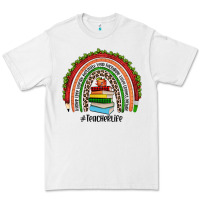 White Christmas Teacherlife rainbow Premium Tee - JahusDesignShop