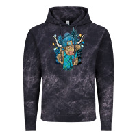Cloud Black Winter long haired Cow Vintage Hoodie - NancyCooperArtShop