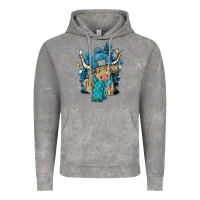 Cloud Rock Winter long haired Cow Vintage Hoodie - NancyCooperArtShop
