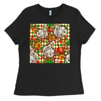 Black christmas leopard duck Ladies Tee - FaDigitalArtStudio