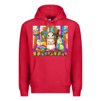 Cardinal easter day rabbit Premium Hoodie - TumblerDesignByShophia