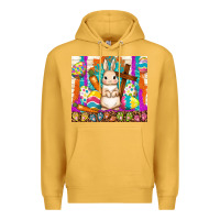 Mustard easter day rabbit Premium Hoodie - TumblerDesignByShophia