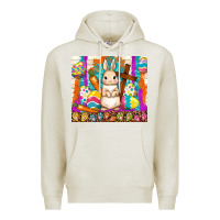 Oatmeal Heather easter day rabbit Premium Hoodie - TumblerDesignByShophia