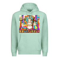 Seafoam easter day rabbit Premium Hoodie - TumblerDesignByShophia