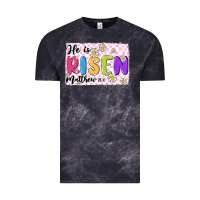 Cloud Black checkered risen Vintage Tee - MaliasSmallBusiness