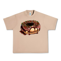 Burro chocolate donut with candies Urban Heavy Tee - AdoDesignShop