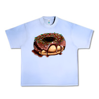 Grape Ice chocolate donut with candies Urban Heavy Tee - AdoDesignShop