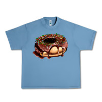 Pebble Blue chocolate donut with candies Urban Heavy Tee - AdoDesignShop