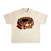 Sandshell chocolate donut with candies Urban Heavy Tee - AdoDesignShop