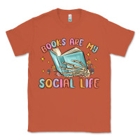 Copper books are my social life Classic Tee - MaliasSmallBusiness