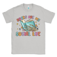 Moon Dust books are my social life Classic Tee - MaliasSmallBusiness