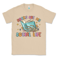 Mushroom books are my social life Classic Tee - MaliasSmallBusiness