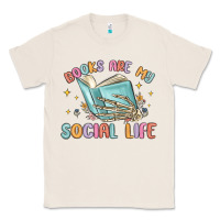Natural books are my social life Classic Tee - MaliasSmallBusiness