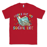 Red books are my social life Classic Tee - MaliasSmallBusiness