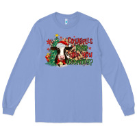 Colony Blue cowbells ring are you listening Long Sleeve Tee - MaliasSmallBusiness
