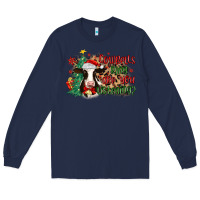 Navy cowbells ring are you listening Long Sleeve Tee - MaliasSmallBusiness