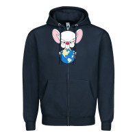 Navy The New World Zipper Hoodie - Bettercallsaul