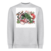 Heather Grey small business filigran kopya Heavyweight Sweatshirt - MaliasSmallBusiness