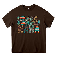Chocolate Brown dog nana Heavy Core Tee - RacoonDesign