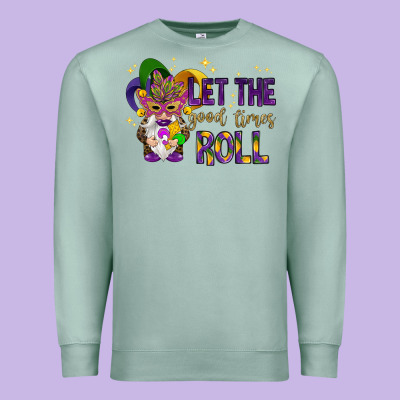 Let The Good Times Roll With Gnome Premium Sweatshirt Designed By Howdyjamesfarm