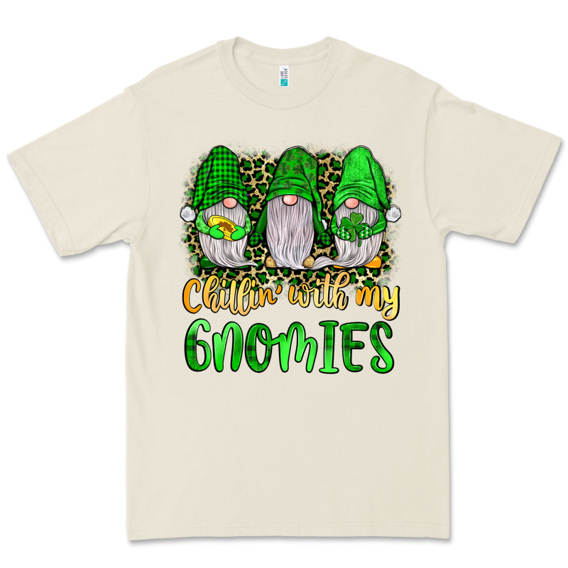 St Patrick S Chillin With My Gnomies Premium Tee by JahusDesignShop | Teevron
