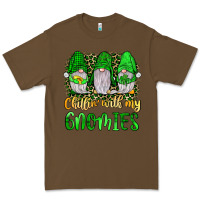Cacao st patrick s chillin with my gnomies Premium Tee - JahusDesignShop