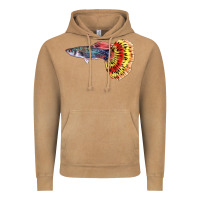 Vintage Camel Guppy Fish Vintage Hoodie - LillyAllenDesigns