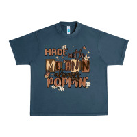 Midnight Navy made with melanin always poppin Urban Heavy Tee - MaliasSmallBusiness