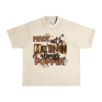 Sandshell made with melanin always poppin Urban Heavy Tee - MaliasSmallBusiness