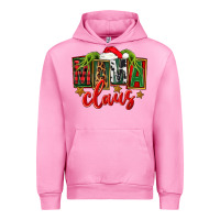 Fuchsia Pink Christmas Mama Claus Mother's Day Urban Hoodie - FaDigitalArtStudio