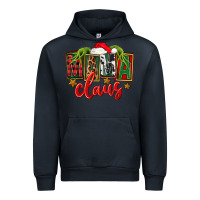 Navy Christmas Mama Claus Mother's Day Urban Hoodie - FaDigitalArtStudio