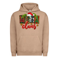 Pigment Burro Christmas Mama Claus Mother's Day Urban Hoodie - FaDigitalArtStudio