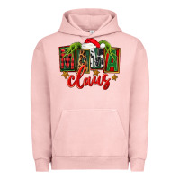 Pigment Salmon Christmas Mama Claus Mother's Day Urban Hoodie - FaDigitalArtStudio