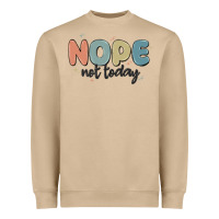 Mushroom nope not today Heavyweight Sweatshirt - MaliasSmallBusiness