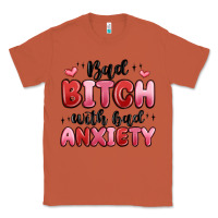 Copper bad bitch with bad anxiety Classic Tee - MaliasSmallBusiness