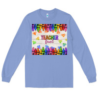 Colony Blue teacher fuel Long Sleeve Tee - NancyCooperArtShop