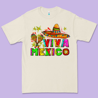 Viva Mexico Premium Tee Designed By Adodesignshop