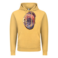 Vintage Mustard Discus Fish Vintage Hoodie - LillyAllenDesigns