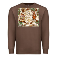Chestnut no talkie before coffee with gnomies Premium Sweatshirt - TumblerDesignByShophia