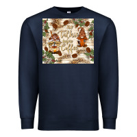 Navy no talkie before coffee with gnomies Premium Sweatshirt - TumblerDesignByShophia