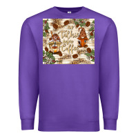 Purple no talkie before coffee with gnomies Premium Sweatshirt - TumblerDesignByShophia