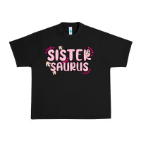 Black sister saurus Urban Heavy Tee - MaliasSmallBusiness