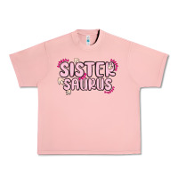 Salmon sister saurus Urban Heavy Tee - MaliasSmallBusiness