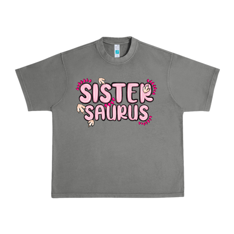 Sister Saurus Urban Heavy Tee by MaliasSmallBusiness | Teevron