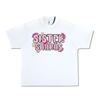 White sister saurus Urban Heavy Tee - MaliasSmallBusiness