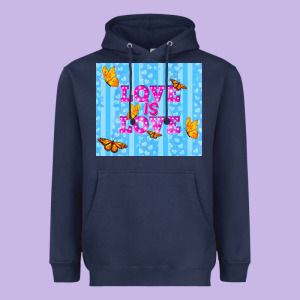 Love Is Love Heavyweight Hoodie Designed By Tumblerdesignbyshophia