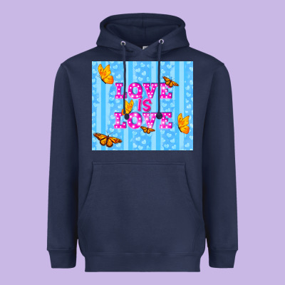 Love Is Love Heavyweight Hoodie Designed By Tumblerdesignbyshophia