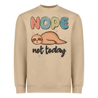 Mushroom nope not today Heavyweight Sweatshirt - MaliasSmallBusiness