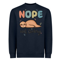 Navy nope not today Heavyweight Sweatshirt - MaliasSmallBusiness